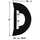 D-profil fenderlister